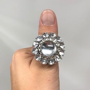 Crystal Cluster Fashion Ring